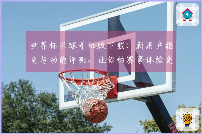 世界杯买球手机版下载：新用户指南与功能评测，让你的赛事体验更畅快